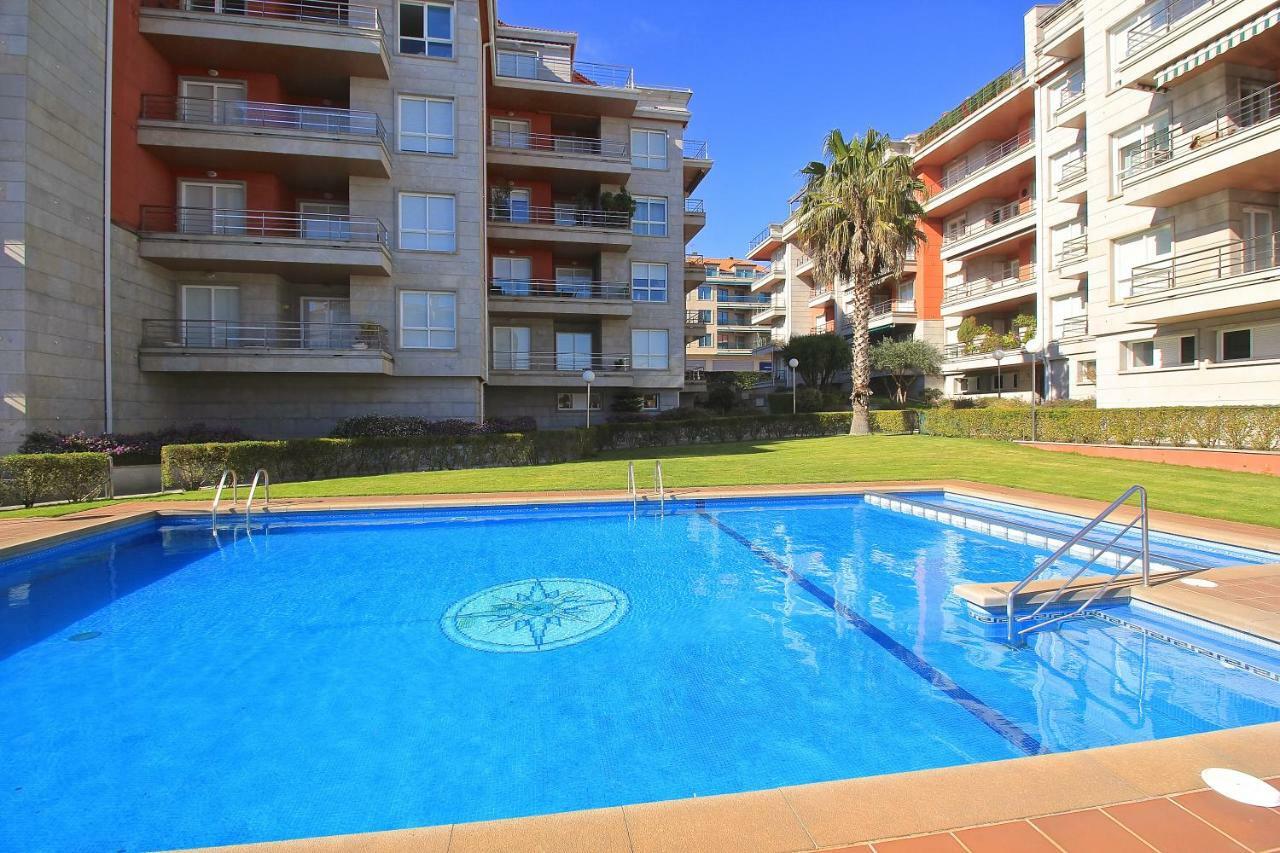 Exclusivo Apartamento En Sanxenxo Con Piscina A Unos 150 M De La Playa De Silgar Dış mekan fotoğraf