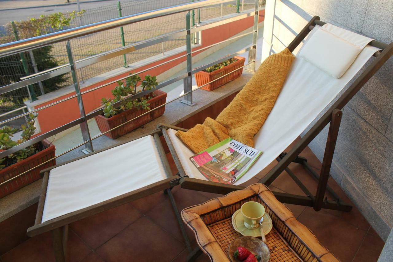 Exclusivo Apartamento En Sanxenxo Con Piscina A Unos 150 M De La Playa De Silgar Dış mekan fotoğraf