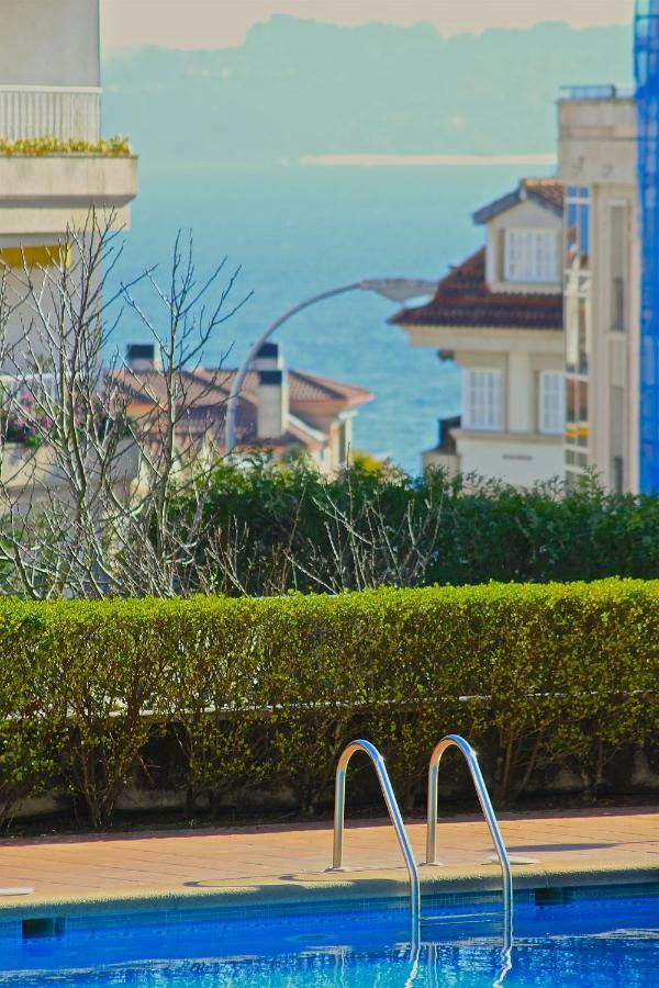 Exclusivo Apartamento En Sanxenxo Con Piscina A Unos 150 M De La Playa De Silgar Dış mekan fotoğraf